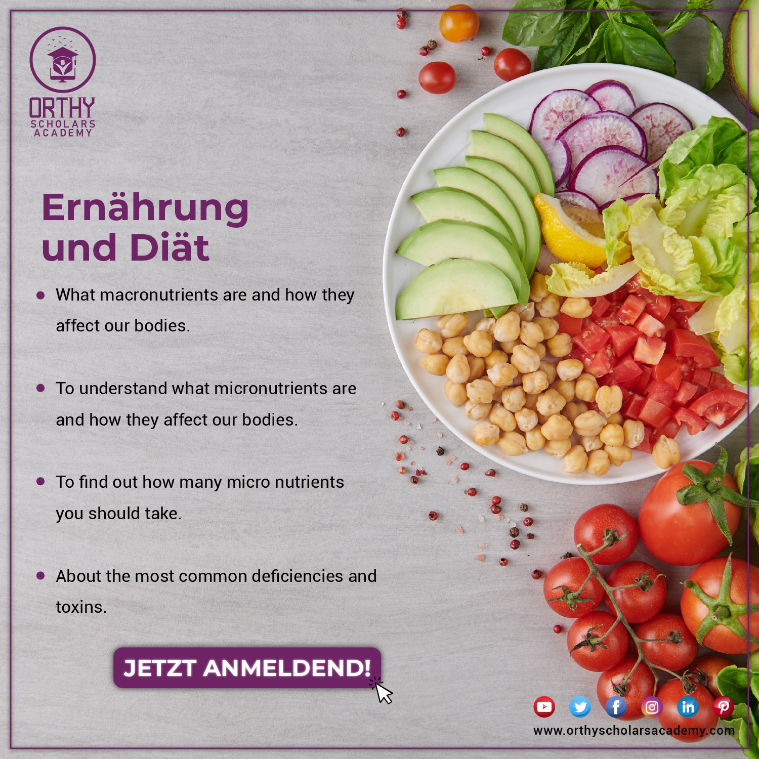 Nutrition & Healthy Diet Short Course